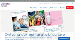 Desktop Screenshot of diabetesfonds.nl